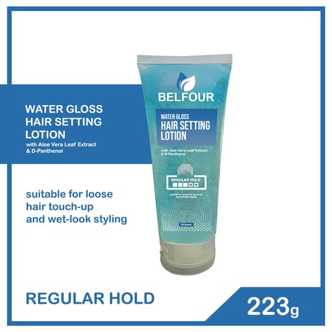 Belfour Water Gloss Hair Setting Lotion Regular Hold (223 grams)
