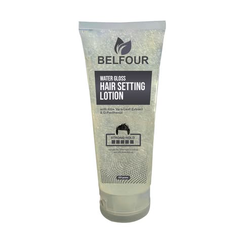 Belfour Water Gloss Hair Setting Lotion Strong Hold (223 grams)