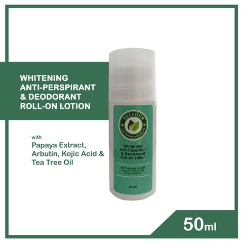 Belfour Whitening Anti-Perspirant and Deodorant Roll-On Lotion (50 ml)