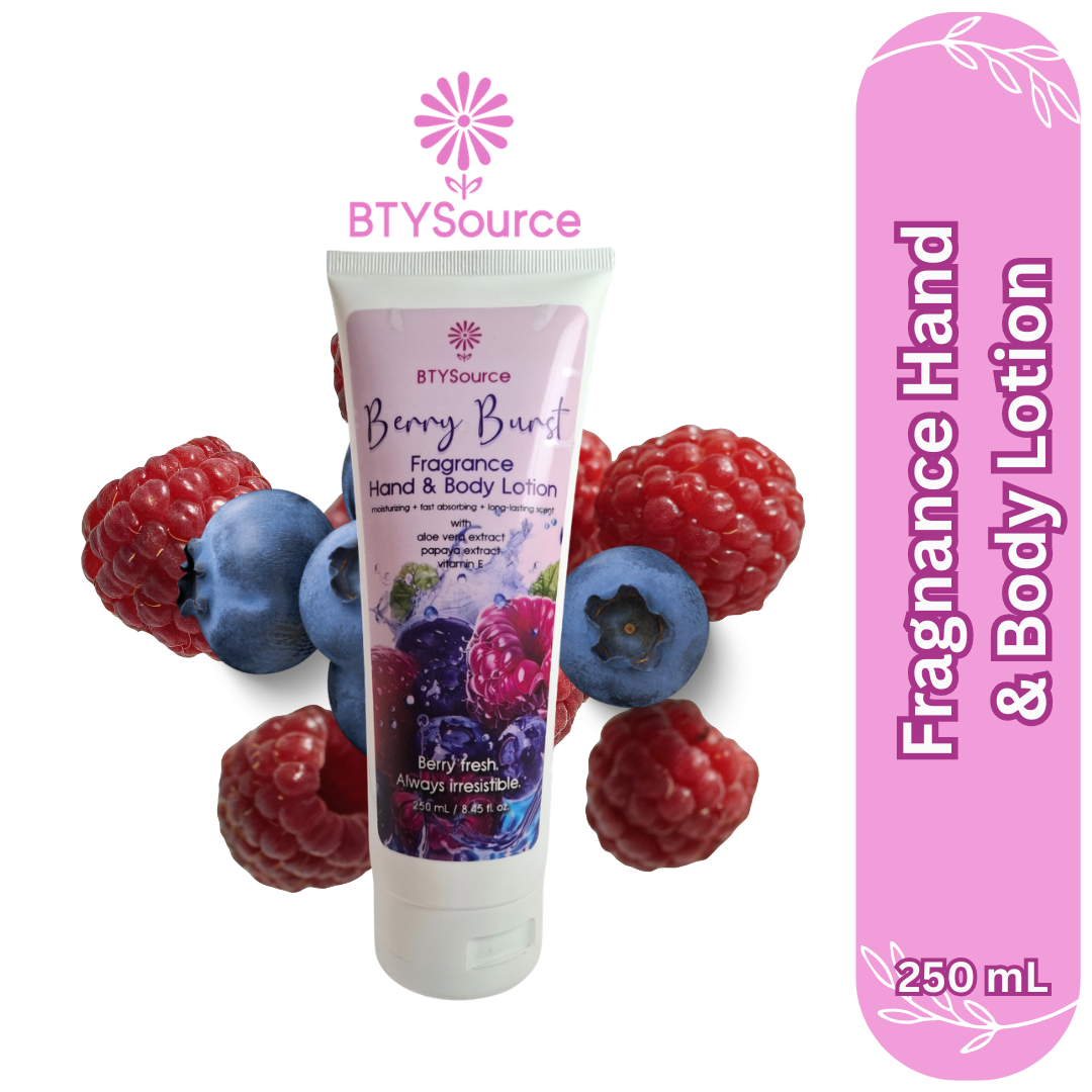 BTYSource Berry Burst Fragrance Hand & Body Lotion (250ml)