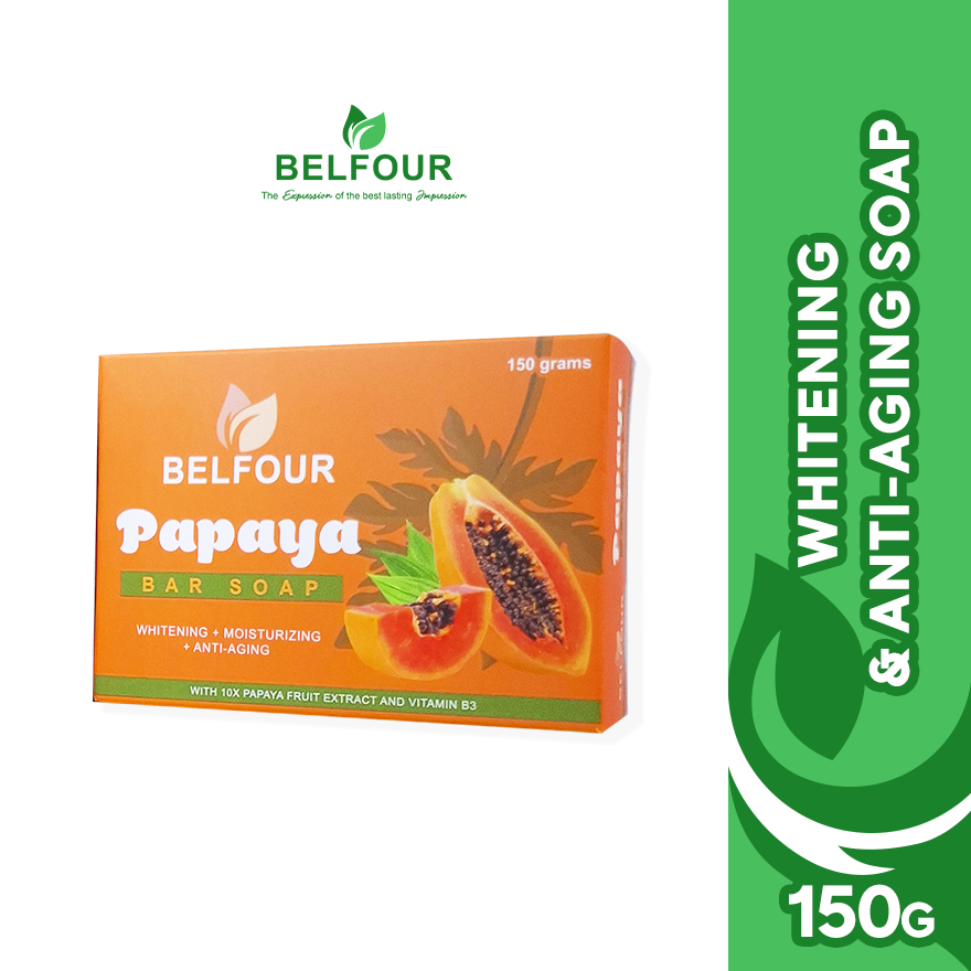 Belfour Papaya Bar Soap (150 grams)