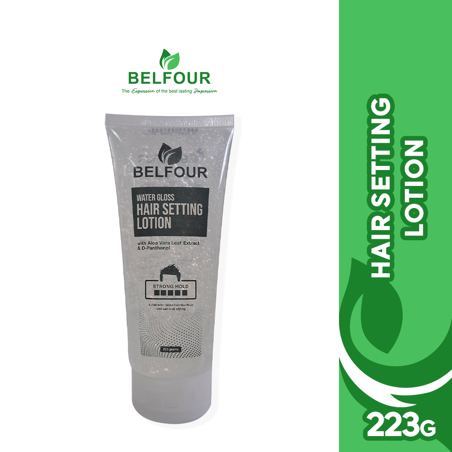 Belfour Water Gloss Hair Setting Lotion Strong Hold (223 grams)