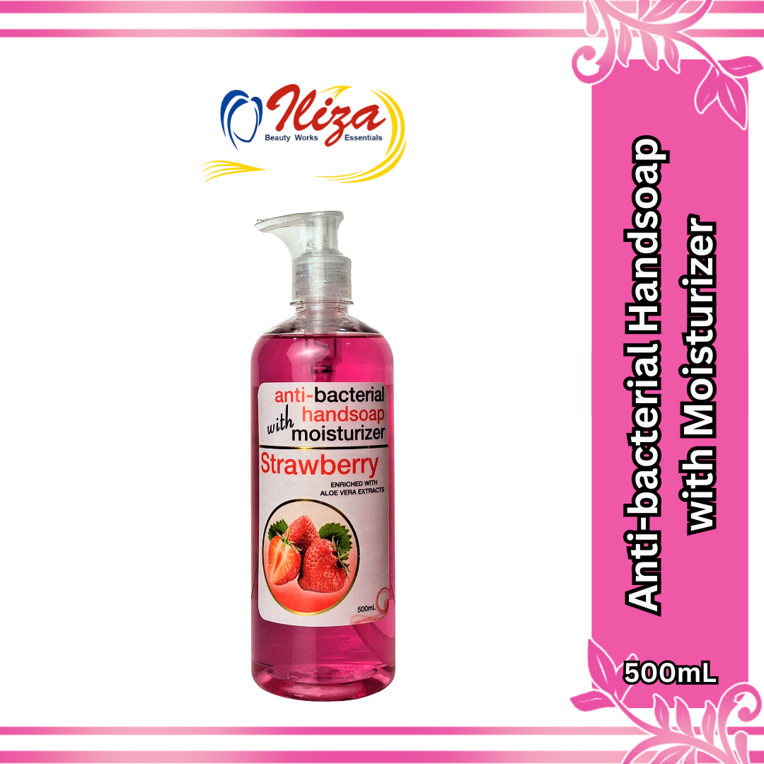 Iliza Anti-bacterial Strawberry Hand soap with Moisturizer (500ml)